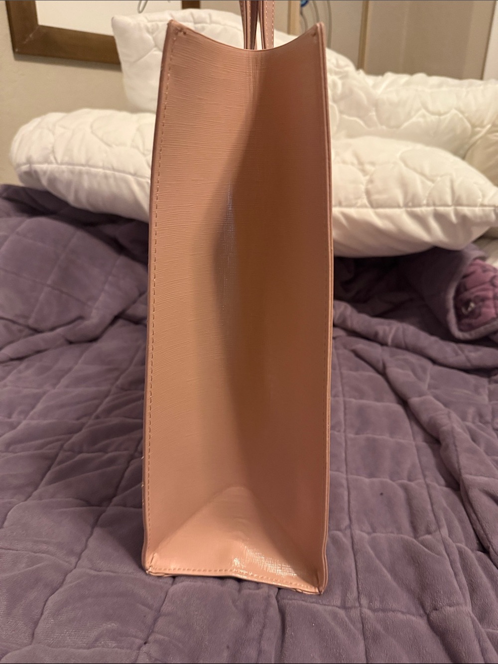 Ted Baker Blush Pink Embossed Tote - Picture 2 of 9